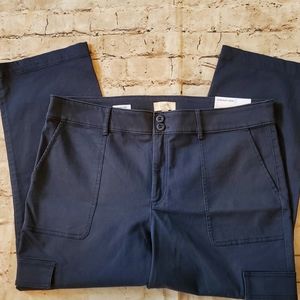 Loft straight crop pants size 16